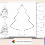 60 Christmas Tree Templates (Free Pdf Printables) Inside 4 Inch Christmas Tree Template