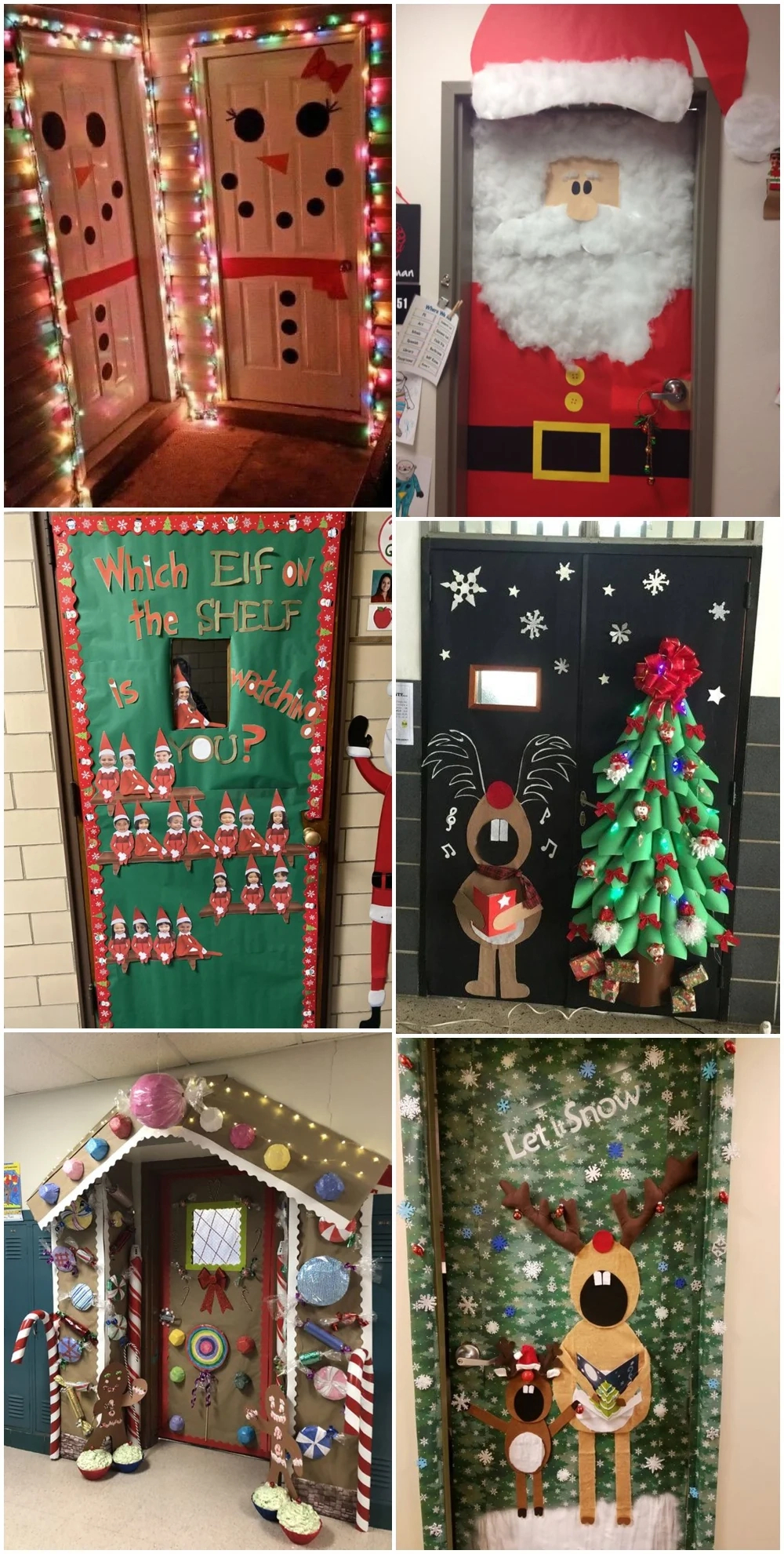 7 Festive Christmas Winter Classroom Door Ideas in Christmas Door Decoration Template