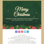 8 Best Wishes And 2020 Christmas Greetings To Sendemail Regarding Christmas Greeting Email Template
