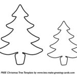 8 Free Christmas Tree Templates Throughout 4 Inch Christmas Tree Template