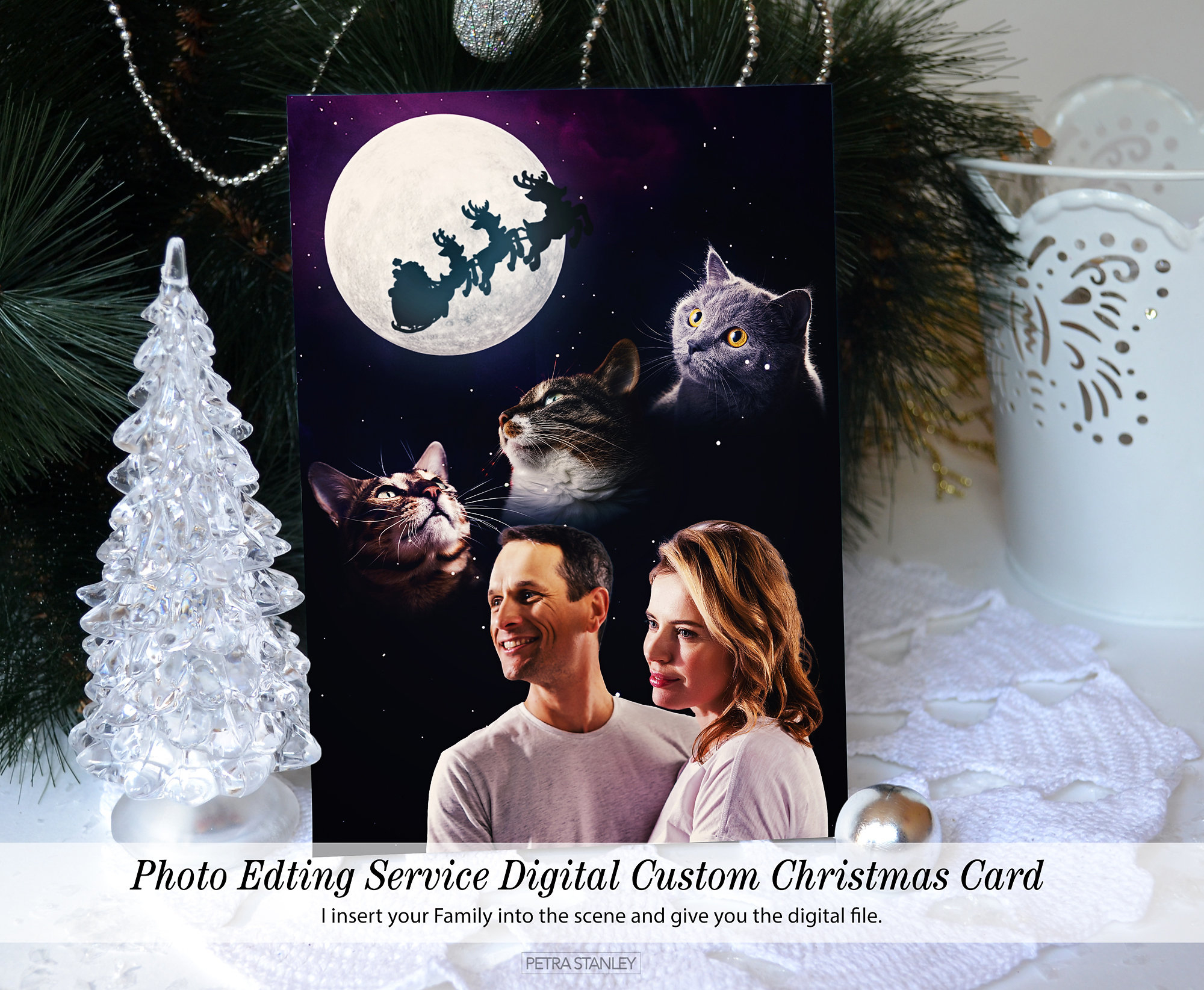 80S Christmas Cards - Etsy with regard to 80S Christmas Card Template