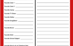 9 Best Christmas List Printable Ideas | Christmas List Printable throughout Christmas Idea List Template