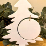 Acrylic Blank Christmas Tree Plus Stand With Optional Bauble Intended For Acrylic Christmas Tree Template