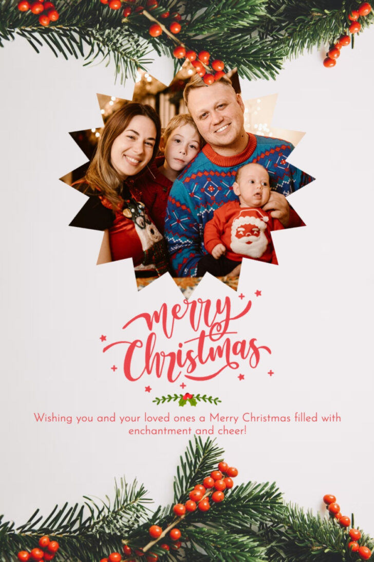 Christmas Card Template Online Christmas Card Template Online