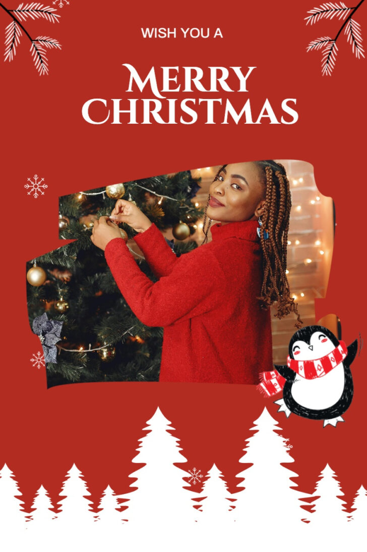 Christmas Card Online Template