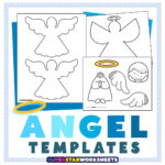 Angel Template (Free Printables)   Superstar Worksheets With Regard To Christmas Angel Face Template