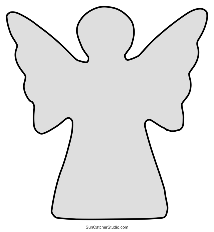 Christmas Angel Template Printable