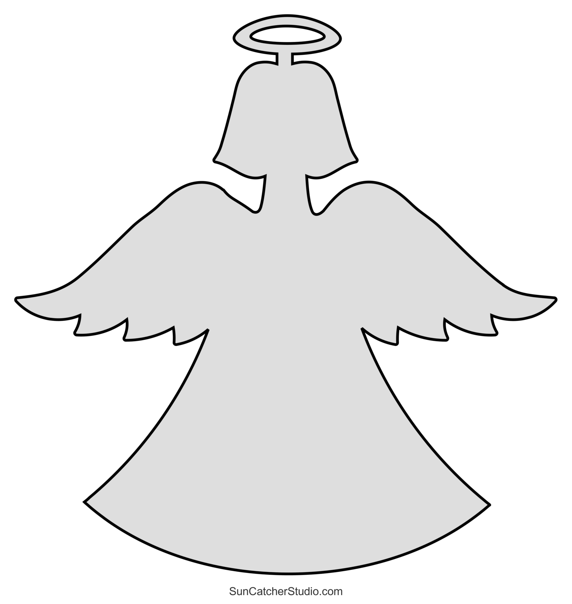 Angel Templates And Stencils (Free Printable Patterns) – Free throughout Christmas Angel Wings Template