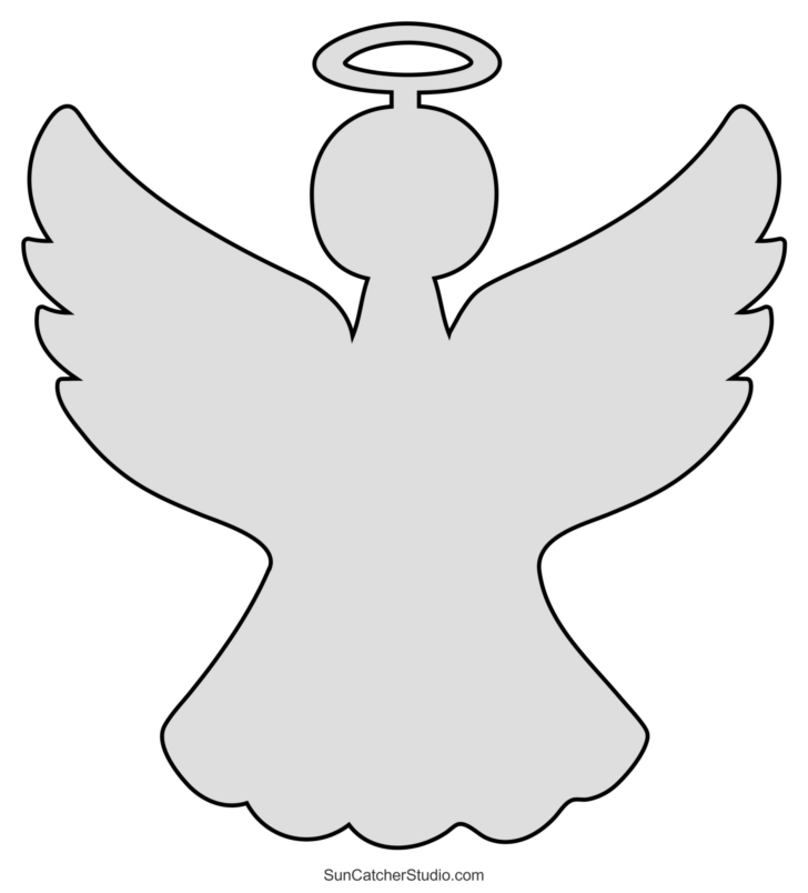 Christmas Angel Cut Out Template Christmas Angel Cut Out Template