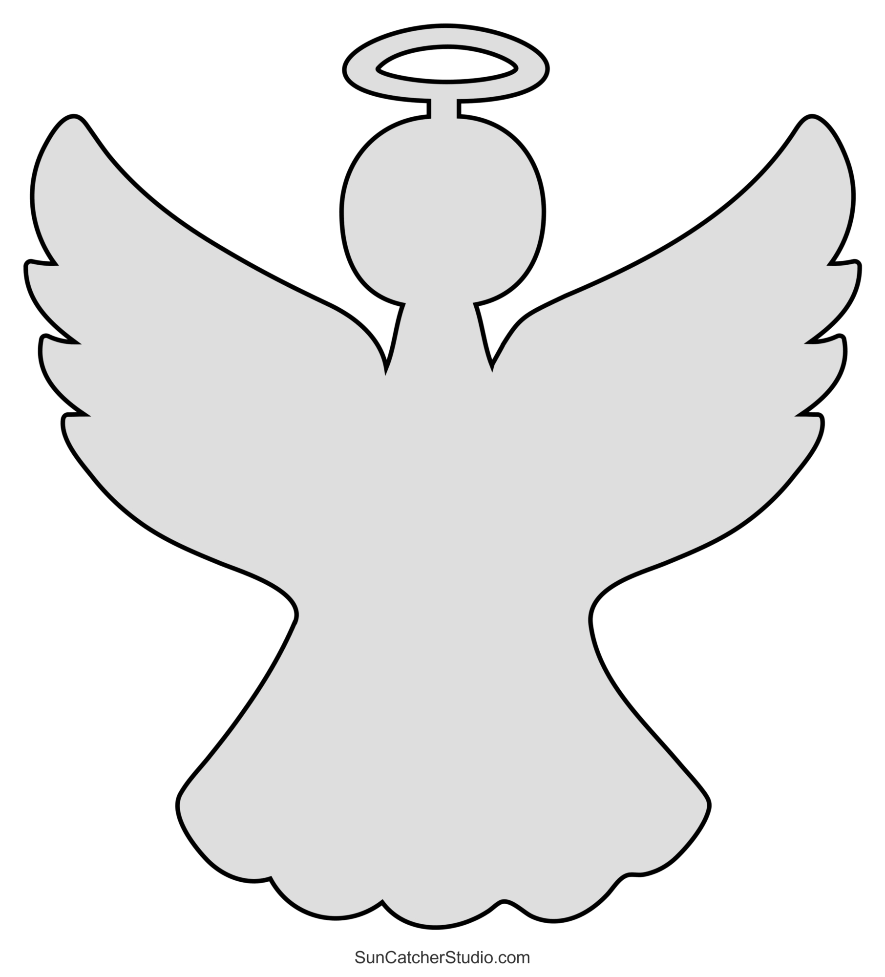 Angel Templates And Stencils (Free Printable Patterns) – Free within Christmas Angel Cut Out Template