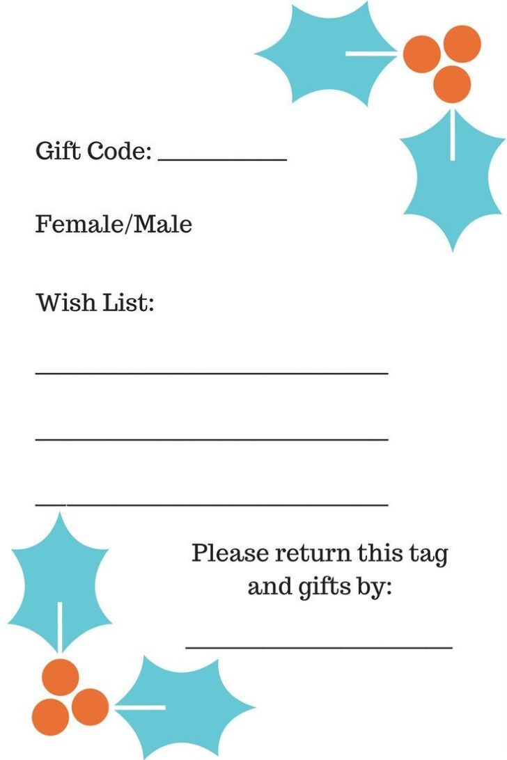 Christmas Giving Tree Tag Template Christmas Giving Tree Tag Template