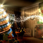 Animated Christmas Card Template   Christmas Fireplace Pertaining To Christmas Card Animation Template