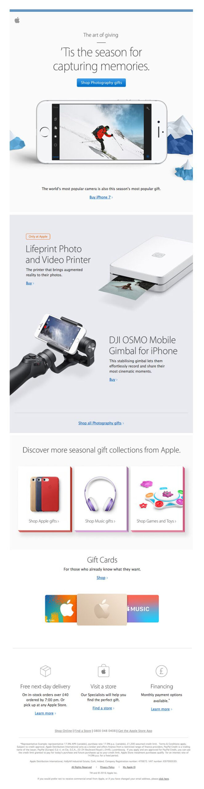 Apple #Christmas #Emaildesign for Apple Mail Template Christmas