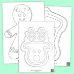 Ausmalbilder Von Weihnachtsplätzchen Zum Ausdrucken With Christmas Cookie Template Free