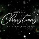 Black And White Merry Christmas Greeting Video Within Christmas Greeting Video Template