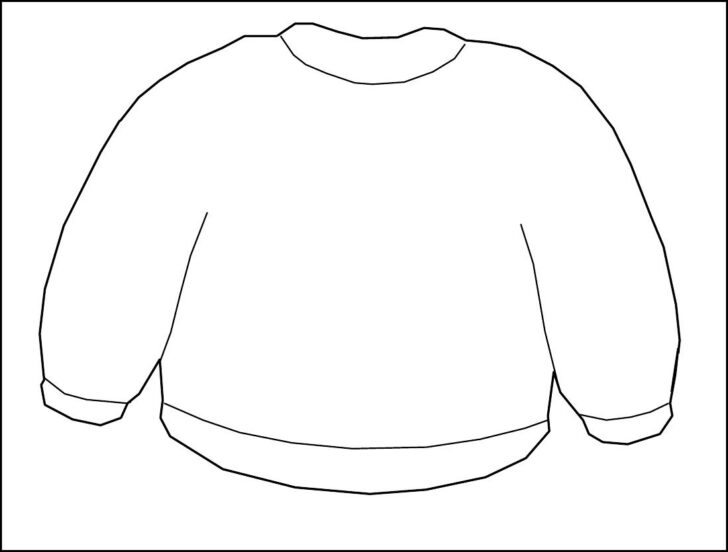 Blank Christmas Sweater Template Blank Christmas Sweater Template