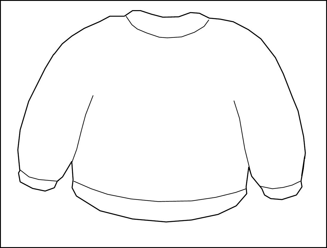 Blank Christmas Jumper Template Printable Christmas Jumper intended for Blank Christmas Sweater Template