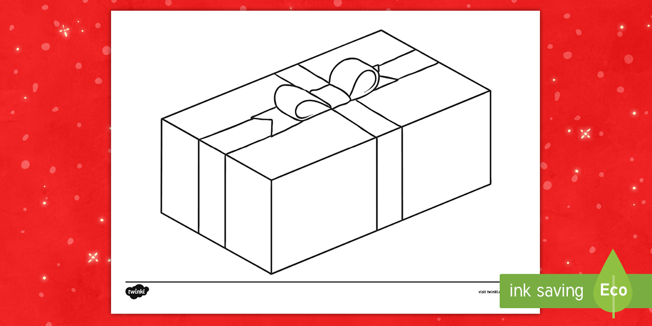 Blank Christmas Present Template Activity for Blank Christmas Present Template