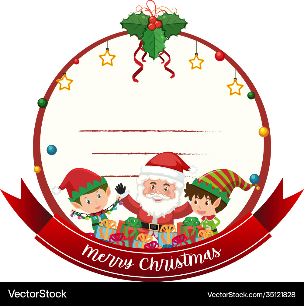 Blank Merry Christmas Card Template – Royalty-Free Vector within Blank Christmas Card Template