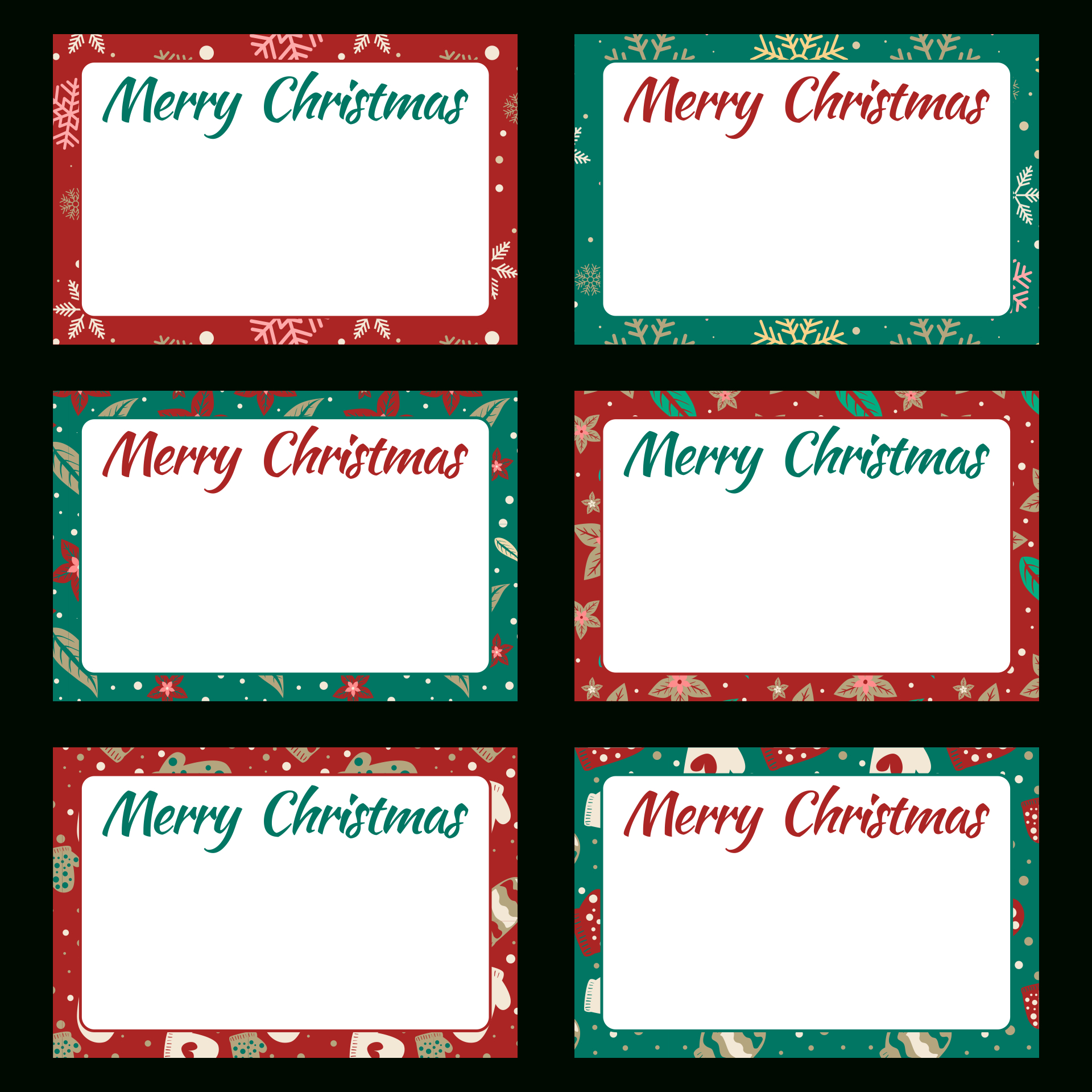 Blank Stickers To Print On regarding Blank Christmas Label Template