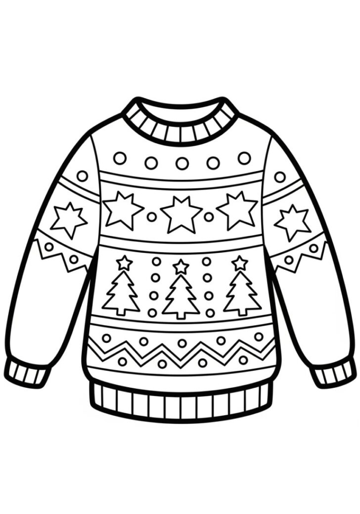 Blank Ugly Christmas Sweater Template Blank Ugly Christmas Sweater Template