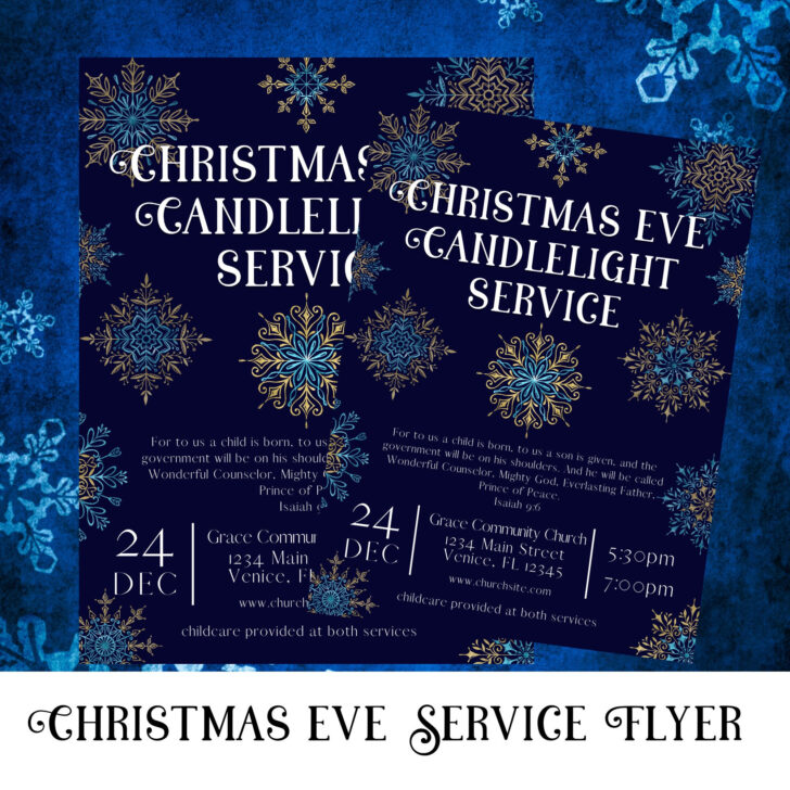 Christmas Eve Service Template Christmas Eve Service Template