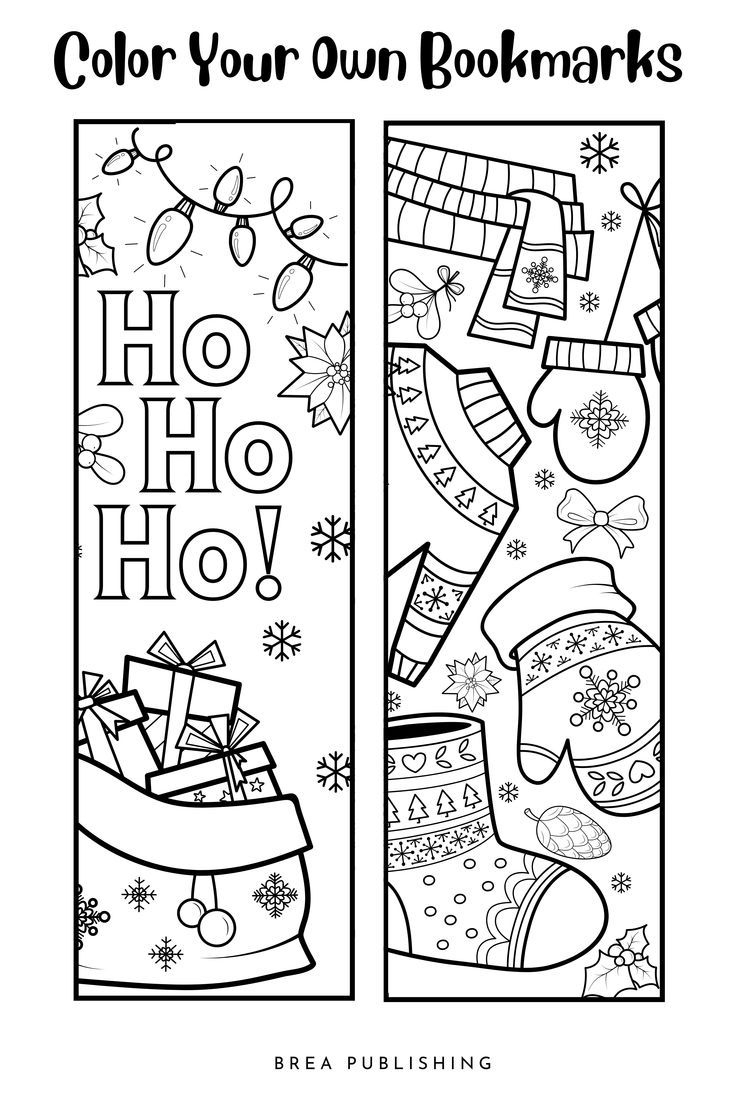Bookmark Christmas Printable with regard to Christmas Bookmark Template Free