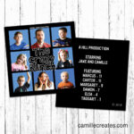 Brady Bunch Style Christmas Card :: Behance Regarding Brady Bunch Template Christmas Card