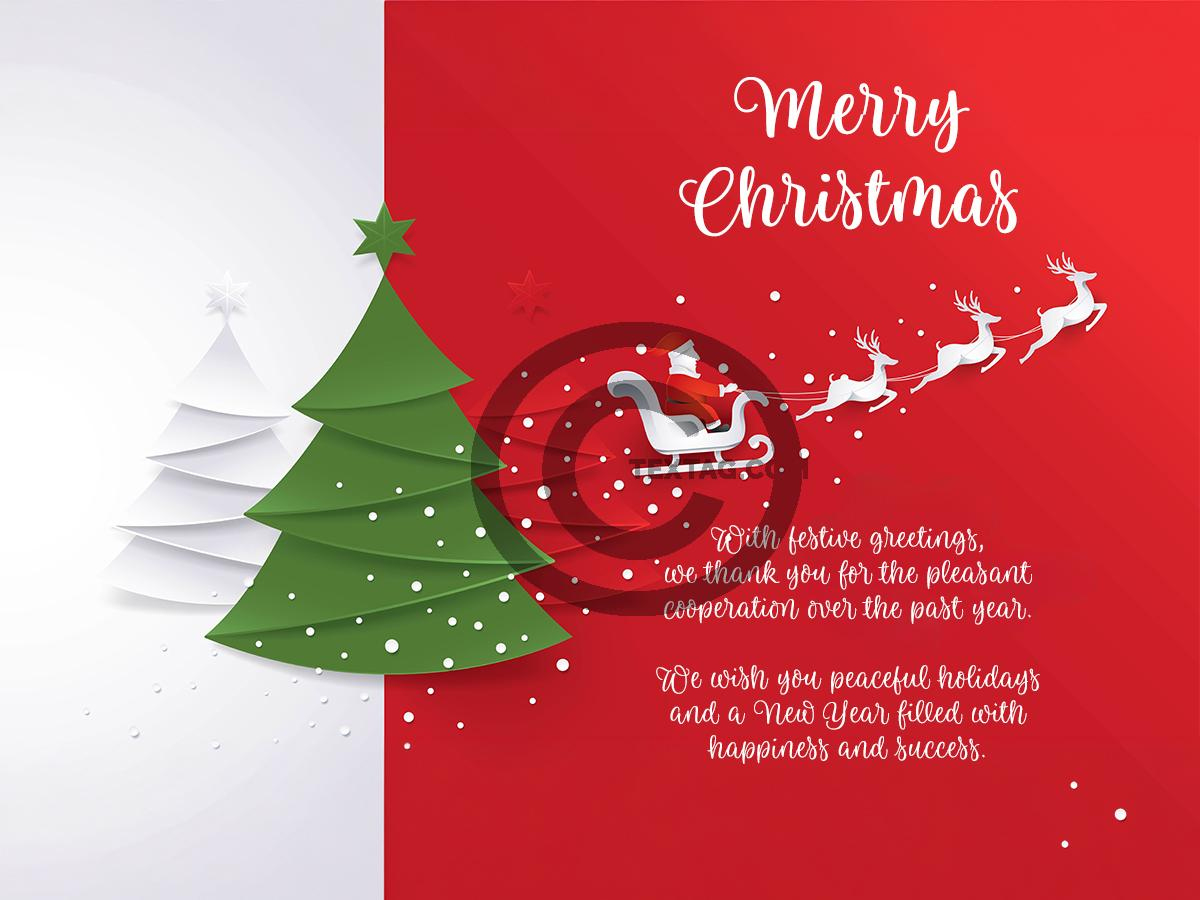 Business Christmas-Ecard Für Unternehmen, Stylisch & Stilvoll intended for Business Christmas Card Email Template