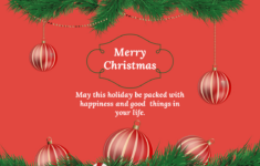Buy This Christmas Card Ppt And Google Slides Template with Christmas Greeting Template Free