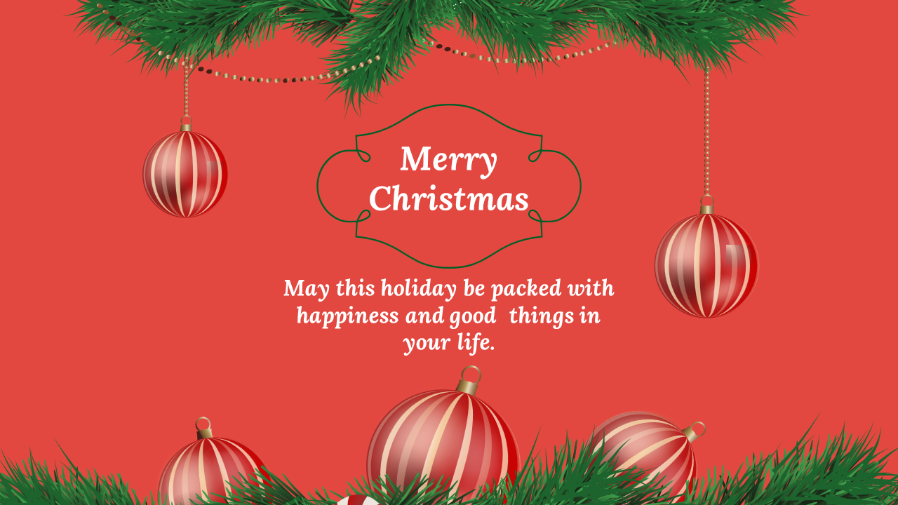 Buy This Christmas Card Ppt And Google Slides Template with regard to Christmas Card Background Template