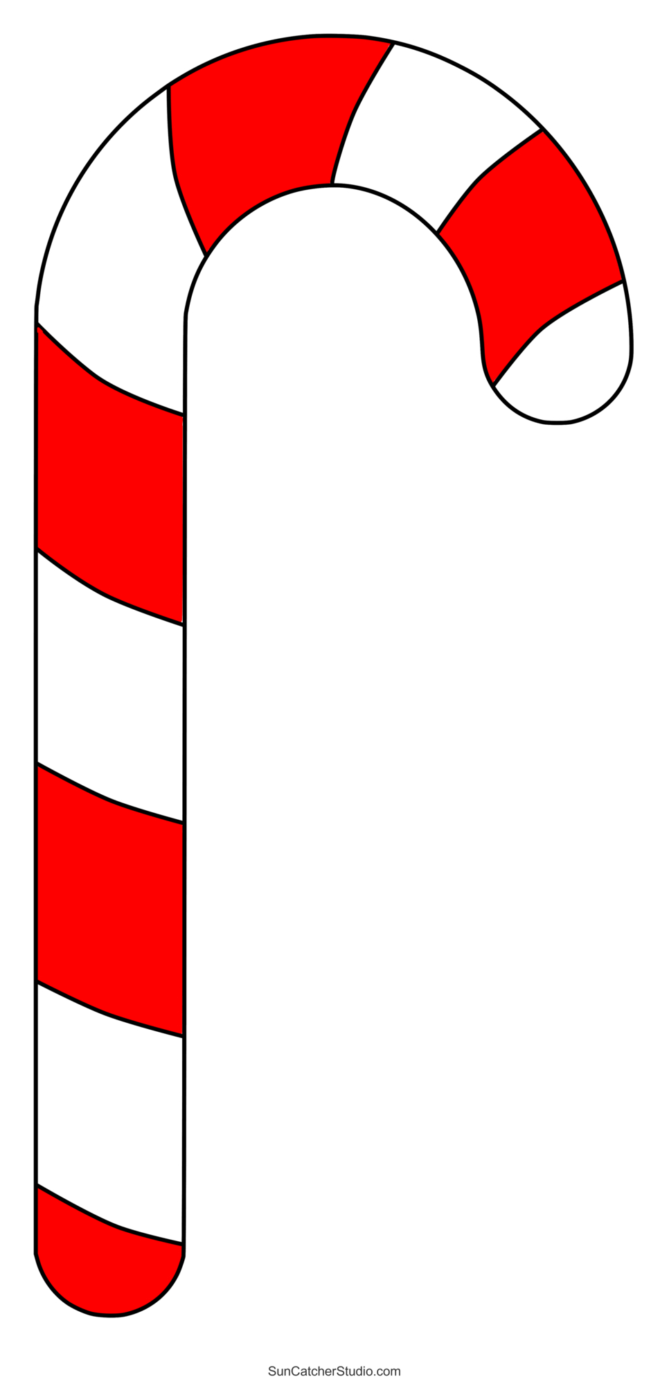 Candy Cane Templates (Free Printable Patterns &amp;amp; Stencils) – Free intended for Christmas Candy Cane Template
