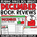 Christmas Activities December Bulletin Board Book Report Review With Christmas Book Report Template