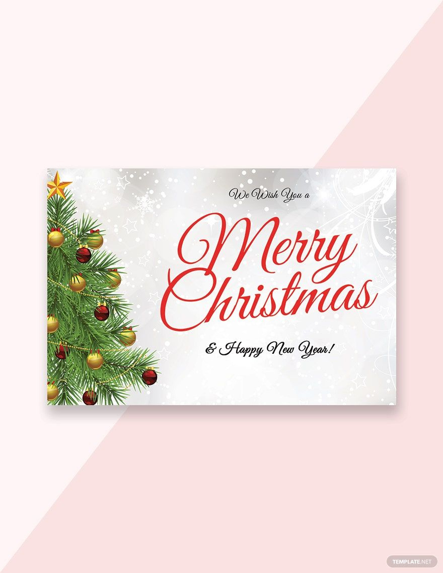 Christmas And New Year Greeting Card Template In Publisher, Pages regarding Christmas And New Year Greeting Card Template