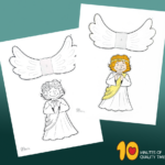 Christmas Angel Craft – 10 Minutes Of Quality Time Inside Christmas Angel Craft Template