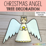 Christmas Angel Tree Decoration   The Craft Balloon Pertaining To Angel Template For Christmas Tree
