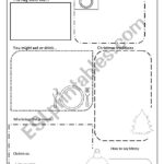 Christmas Around The World Research Form   Esl Worksheetvalery33 Throughout Christmas Around The World Research Template