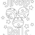 Christmas Bells Coloring Pages & Templates | Printabulls For Christmas Bell Template Free