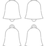 Christmas Bells Coloring Pages & Templates | Printabulls Within Christmas Bell Template Printable
