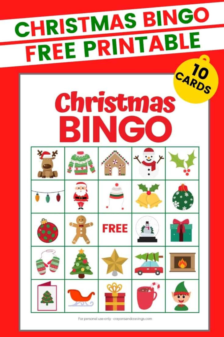 Christmas Bingo Template