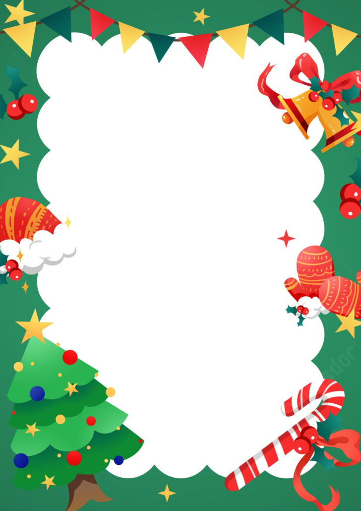 Christmas Border Template
