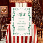 Christmas Breakfast Menu Template: Festive Hand Drawn Design Within Christmas Breakfast Menu Template