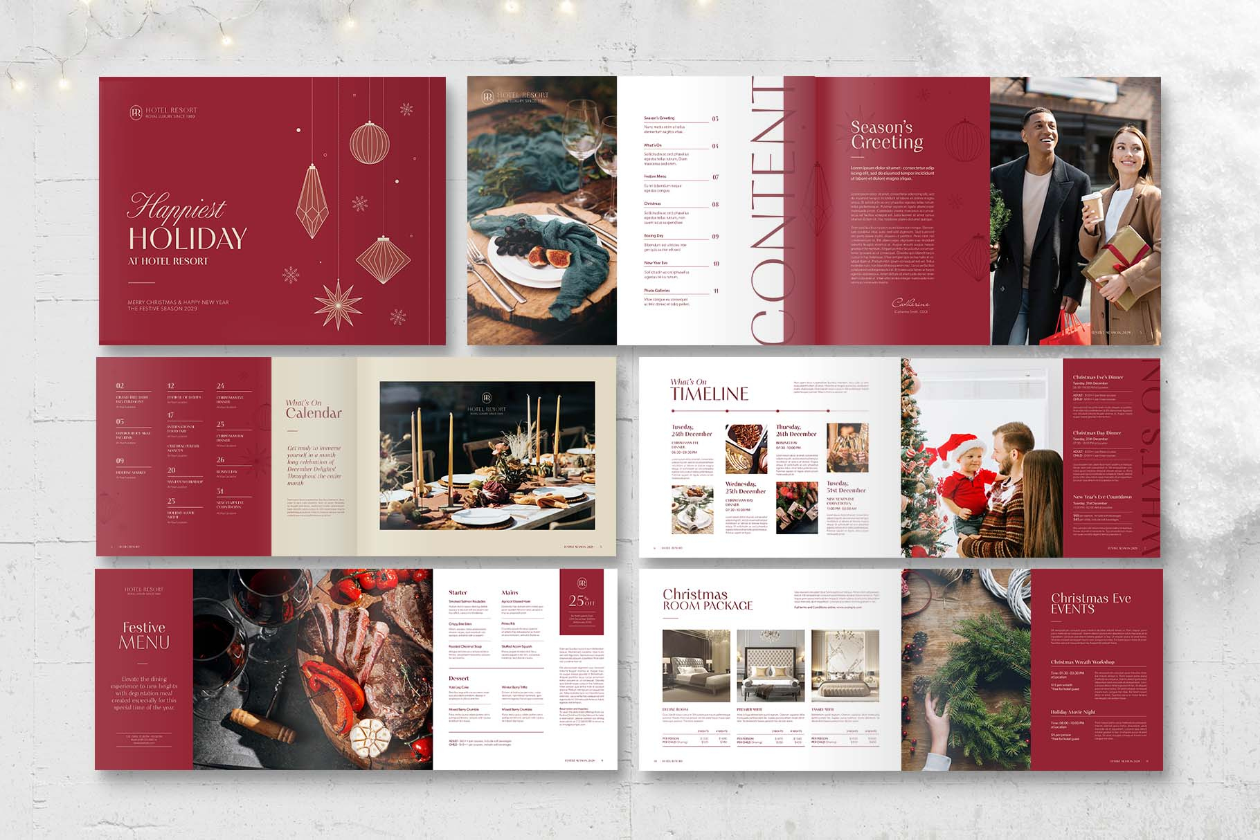 Christmas Brochure Template - Brandpacks in Christmas Brochure Template