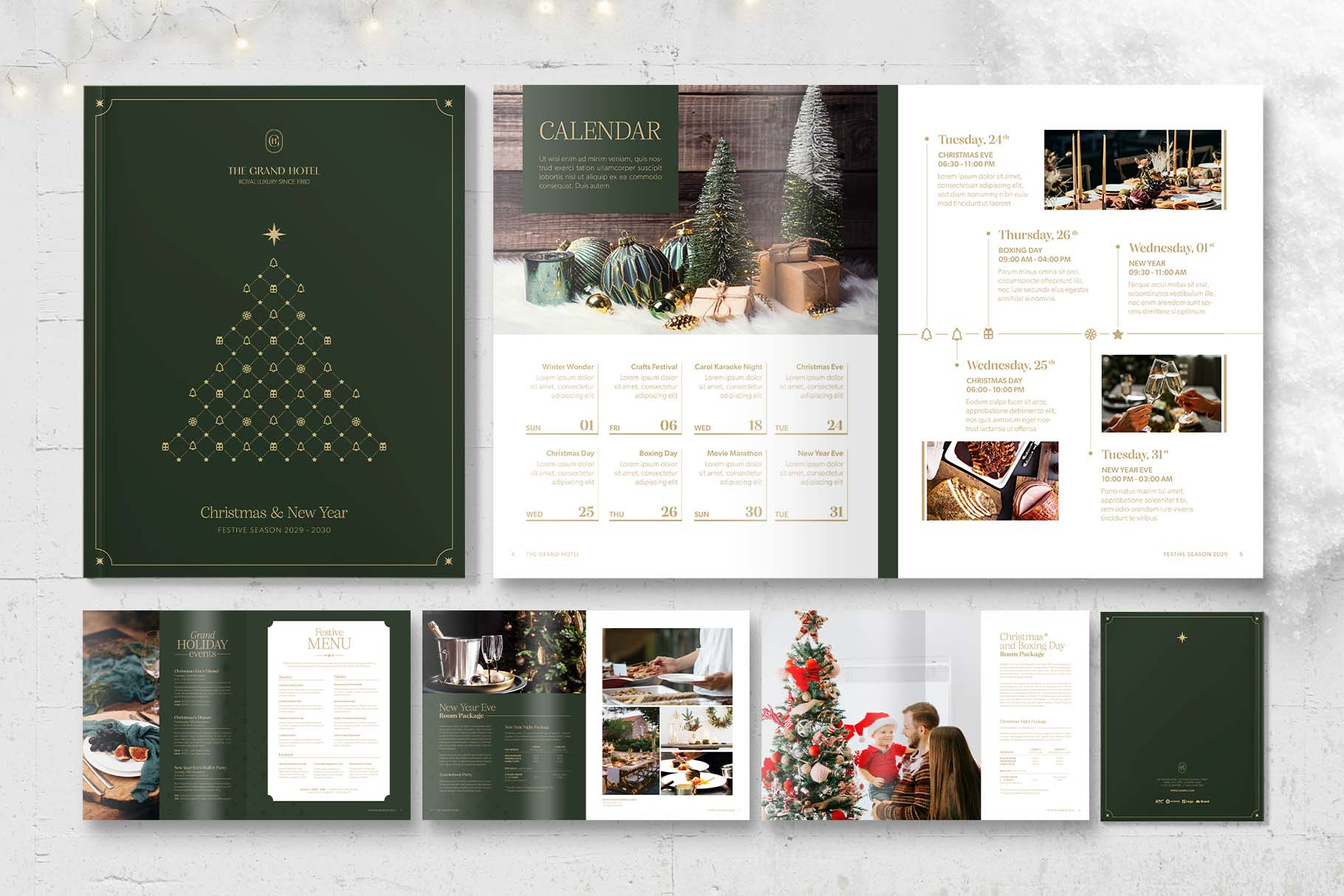 Christmas Brochure Template - Brandpacks pertaining to Christmas Brochure Template