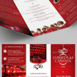 Christmas Cantata Brochure Template, Print Templates | Graphicriver Throughout Christmas Cantata Program Template