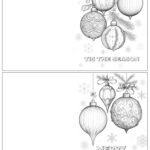 Christmas Card Coloring Pages!   The Graphics Fairy Intended For Christmas Card Template Printable Colouring