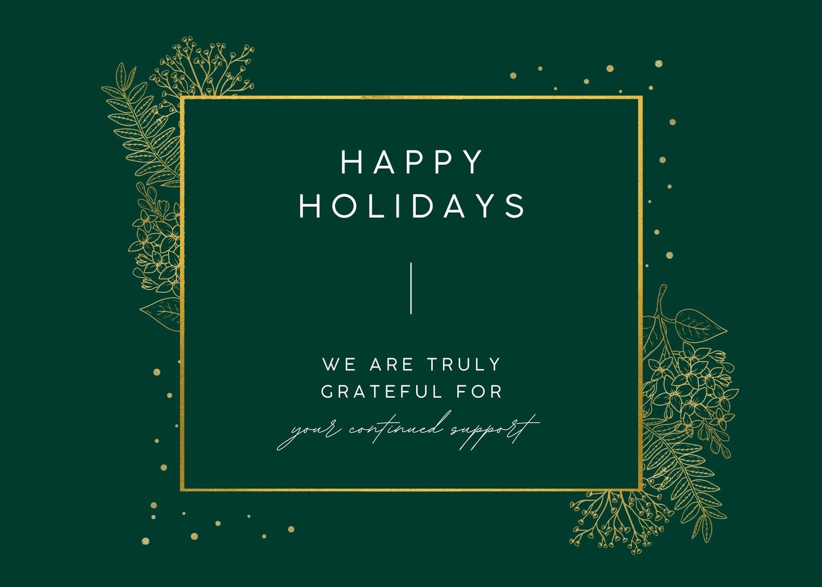 Christmas Card Maker - Create A Christmas Card Online | Canva regarding Business Email Christmas Card Template