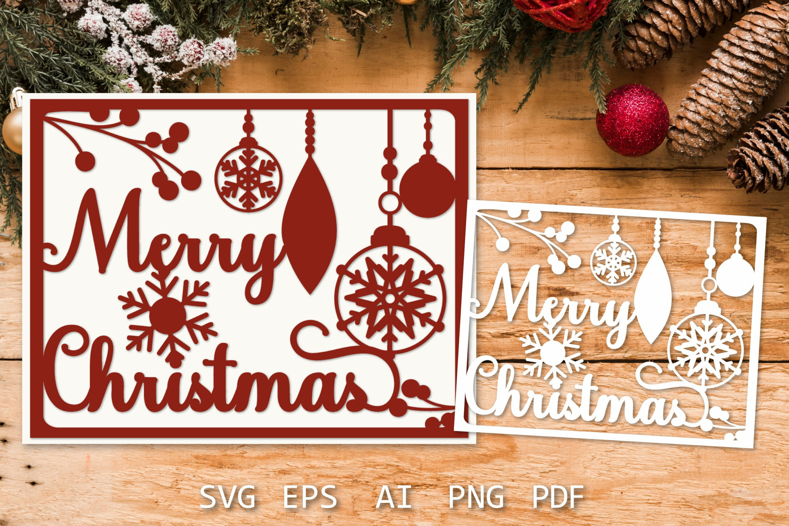 Christmas Card Paper Cutting Template Svg, Merry Christmas intended for Christmas Card Template Svg