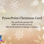 Christmas Card Powerpoint Template And Google Slides Throughout Christmas Card Update Template