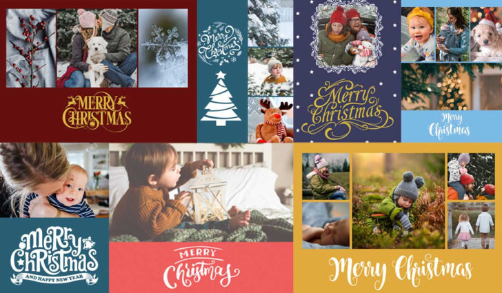 Christmas Card Template For Photoshop Christmas Card Template For Photoshop
